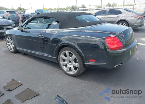 2007 Bentley Continental Gtc z USA, uszkodzony, nr VIN SCBDR33W47C046953